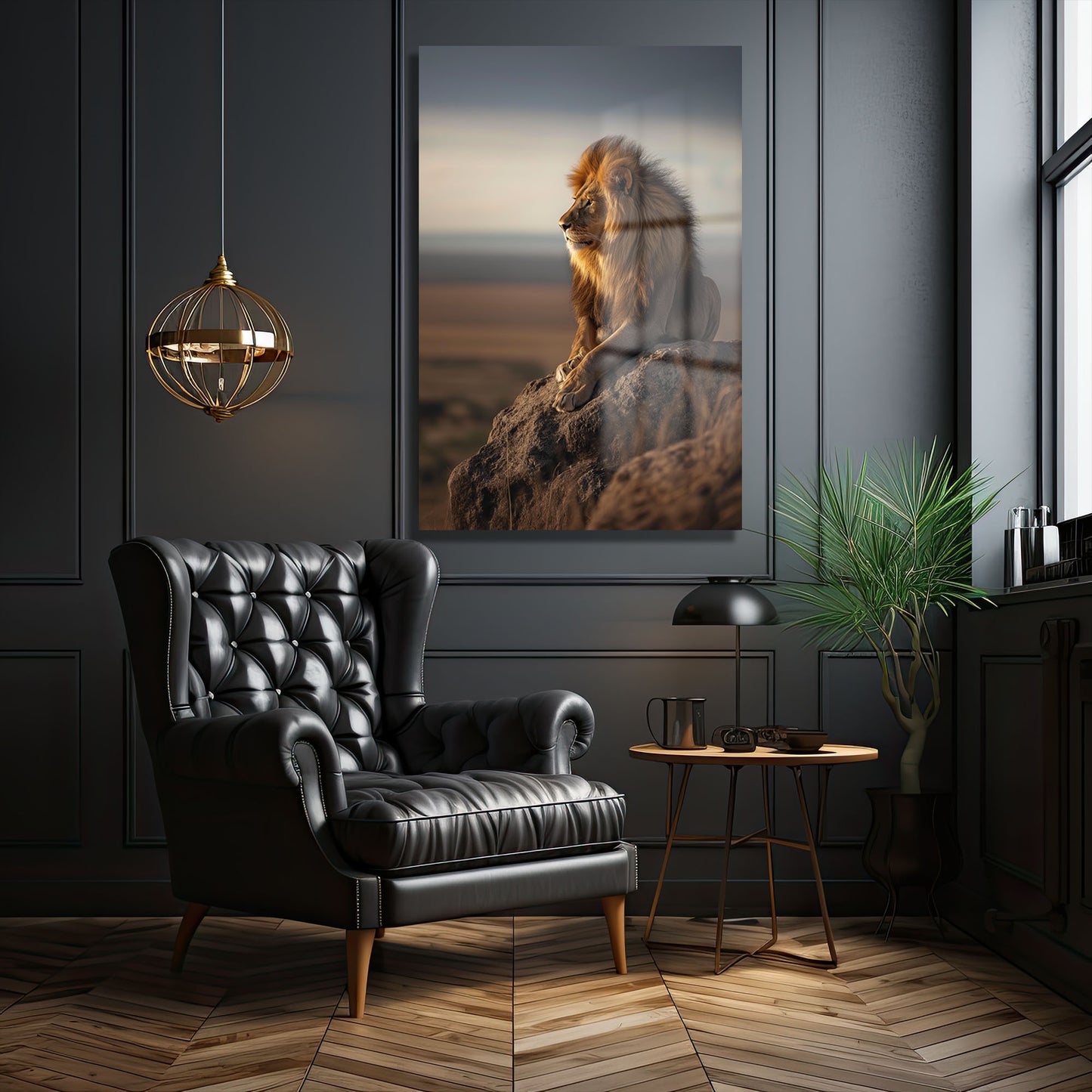 DEKORATİF DİKEY CAM TABLO - TT1511