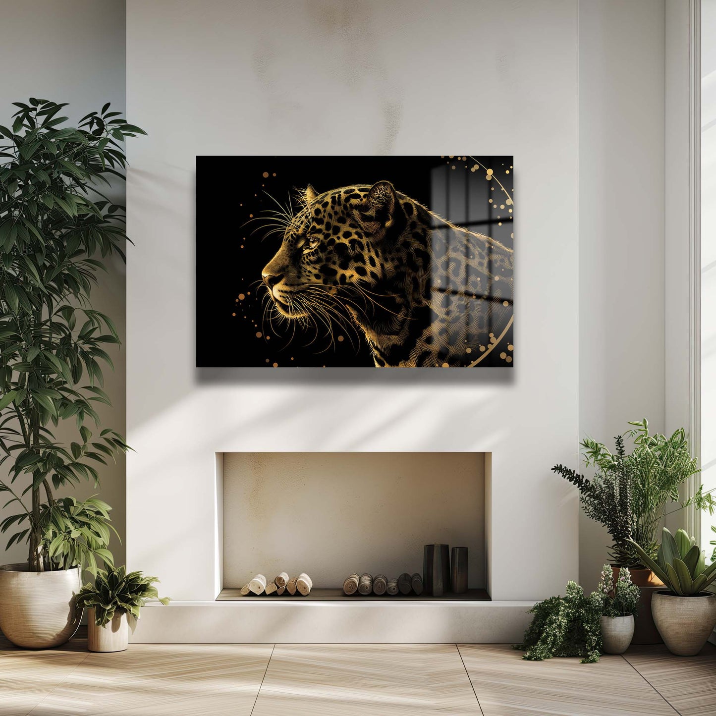 DEKORATİF YATAY CAM TABLO - TT0556