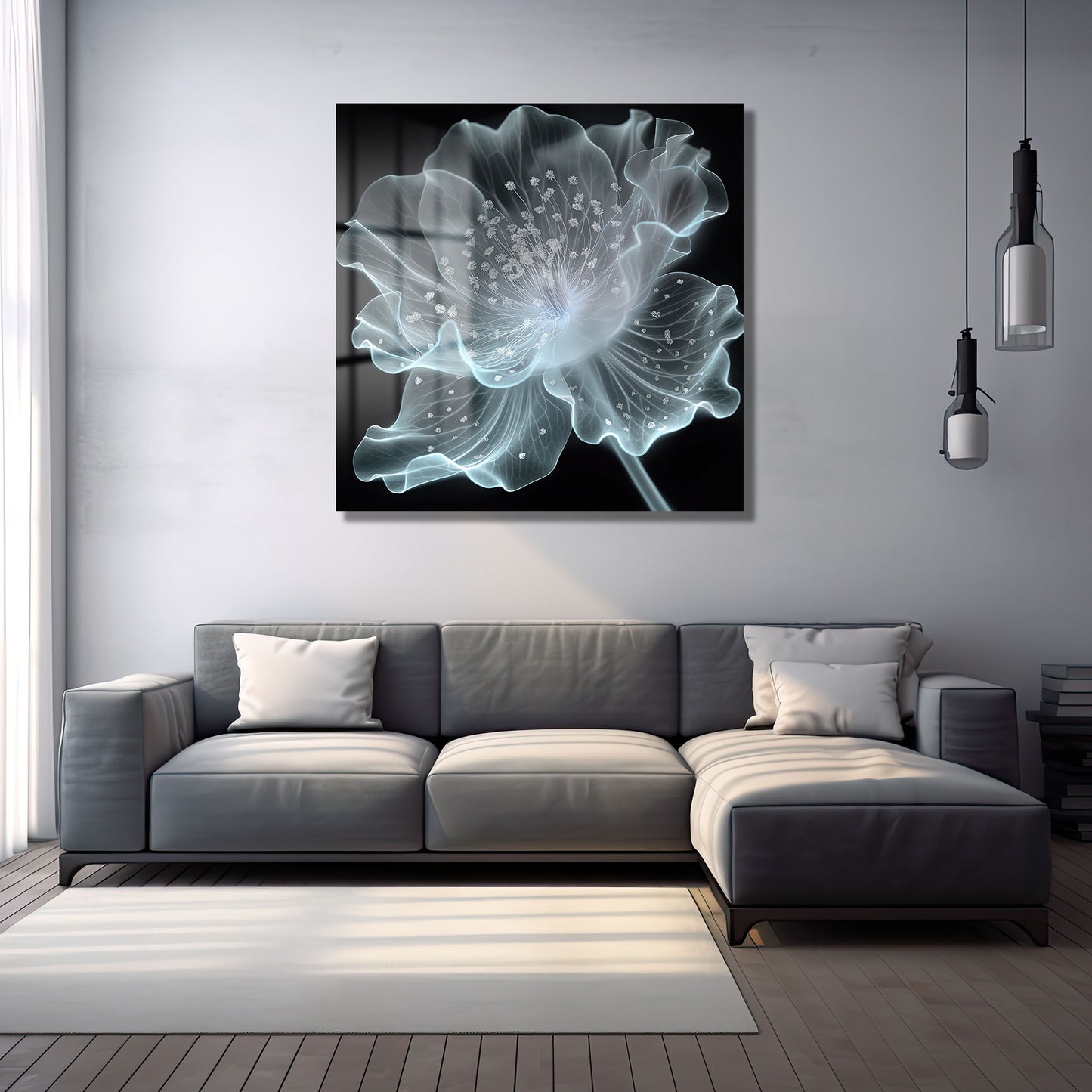 DEKORATİF KARE CAM TABLO - TT0725