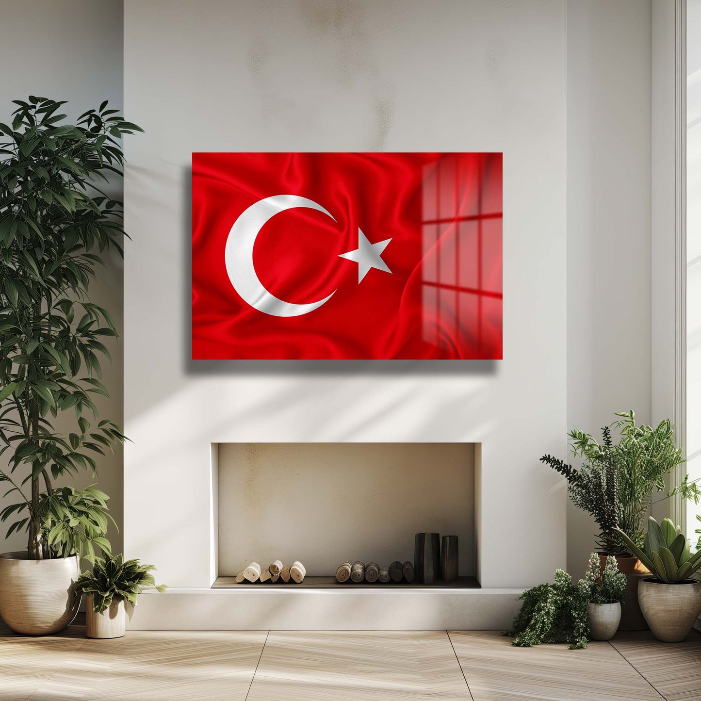 DEKORATİF YATAY CAM TABLO - TT0650