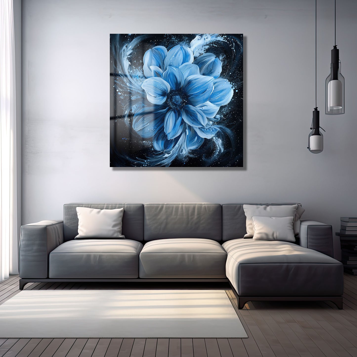 DEKORATİF KARE CAM TABLO - TT0925