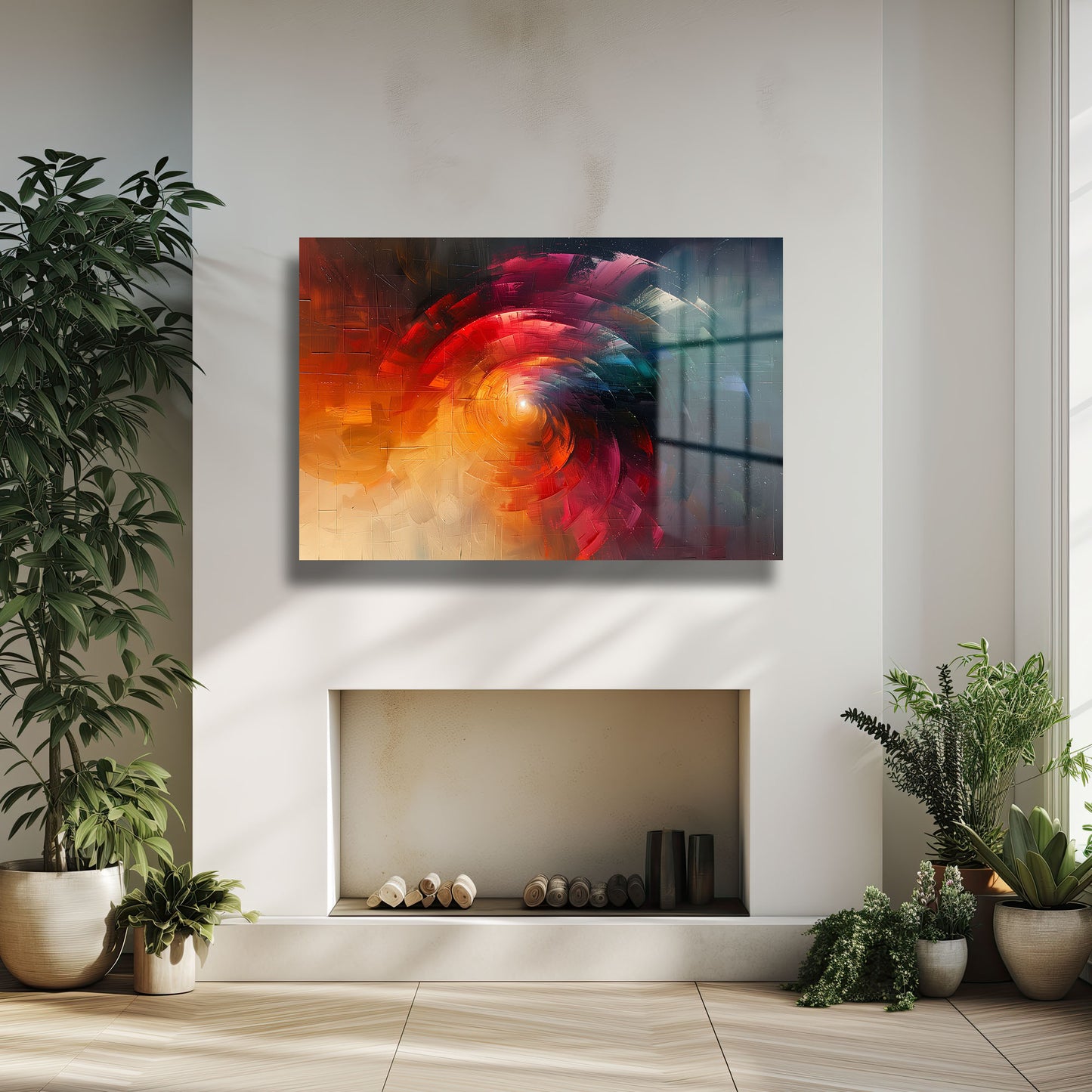 DEKORATİF YATAY CAM TABLO - TT1141