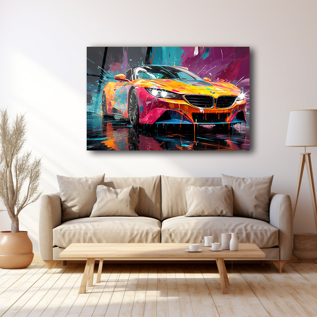 DEKORATİF YATAY CAM TABLO - TT0017