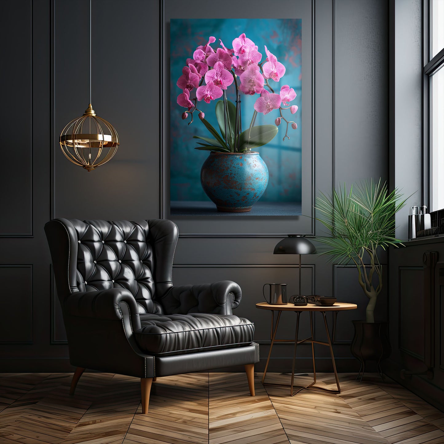 DEKORATİF DİKEY CAM TABLO - TT1509