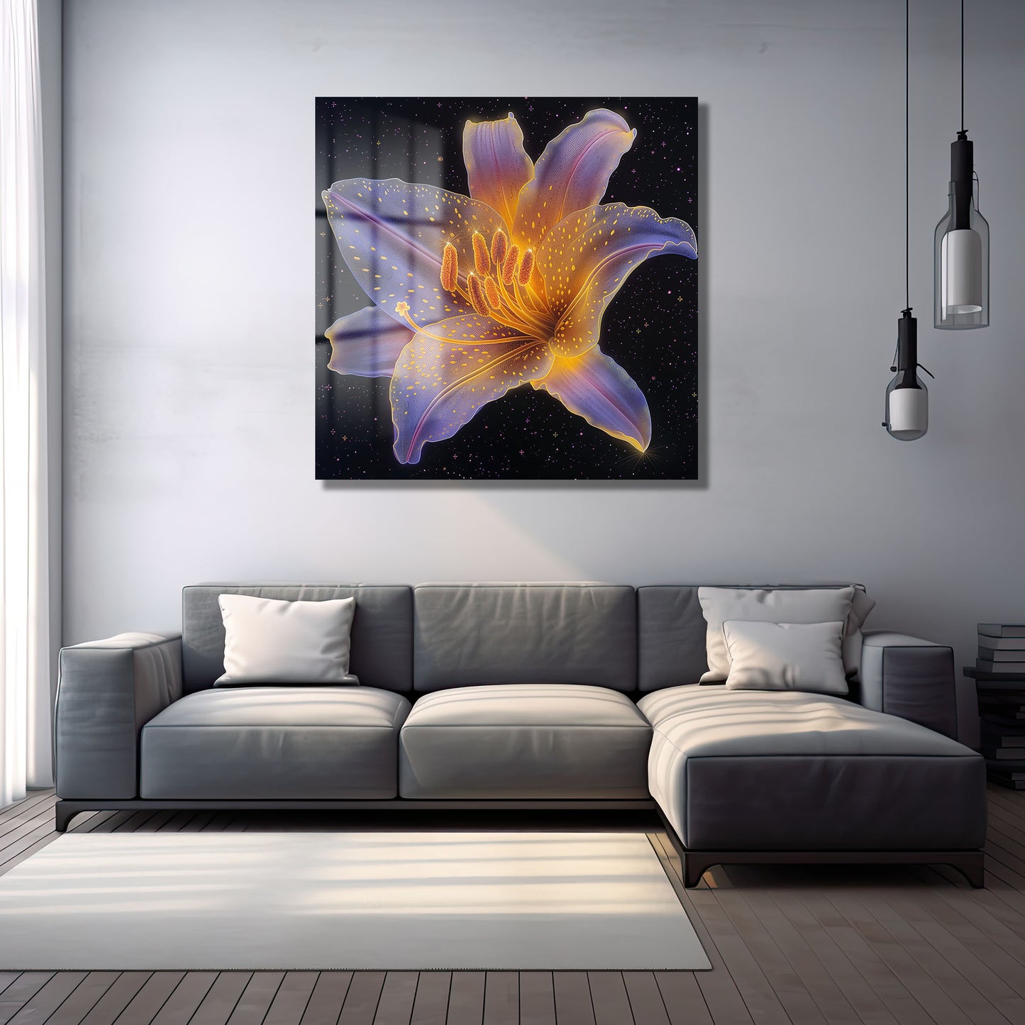 DEKORATİF KARE CAM TABLO - TT0783