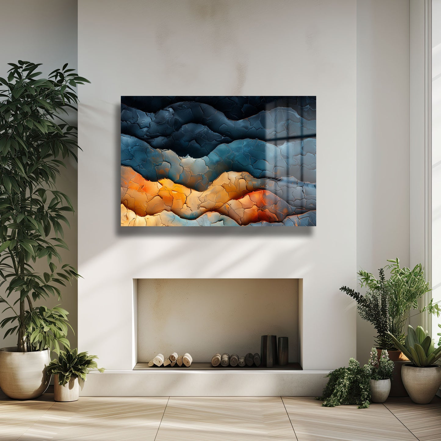 DEKORATİF YATAY CAM TABLO - TT1132