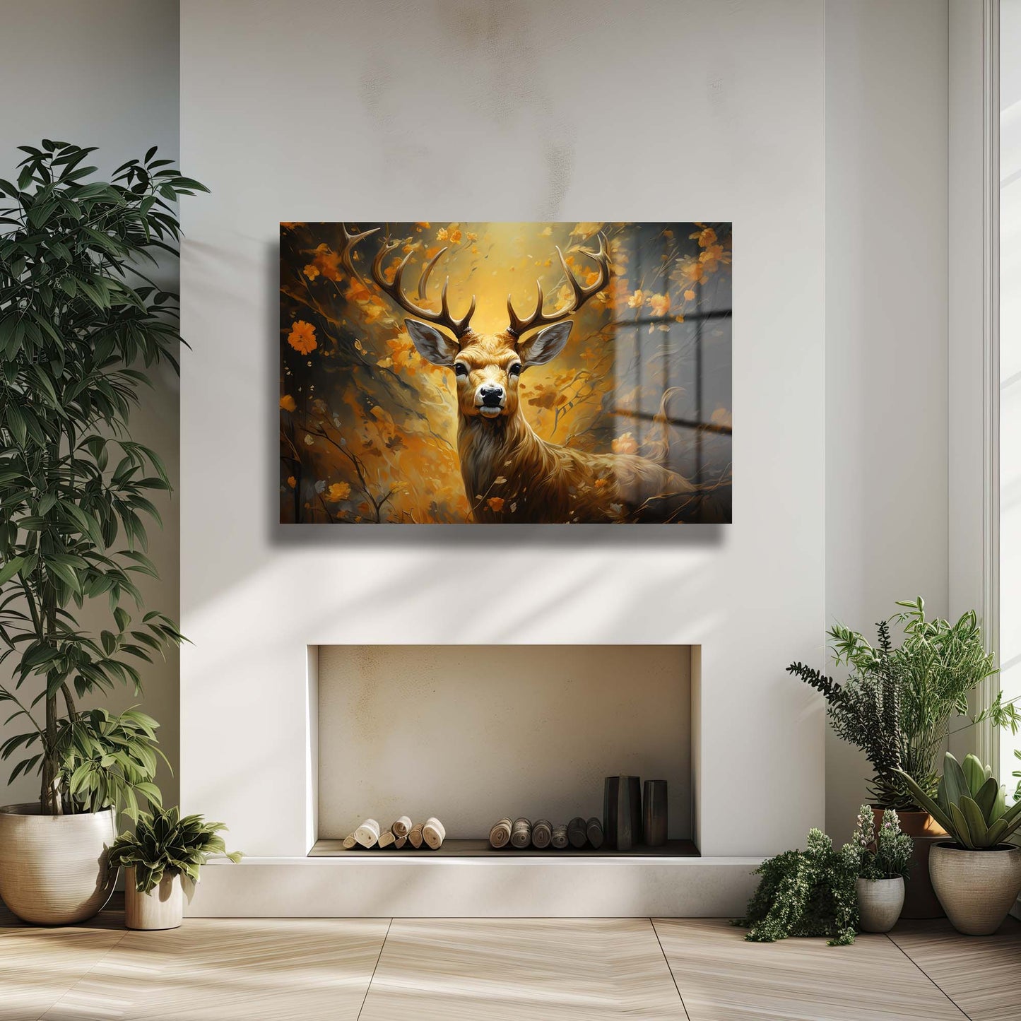 DEKORATİF YATAY CAM TABLO - TT0621