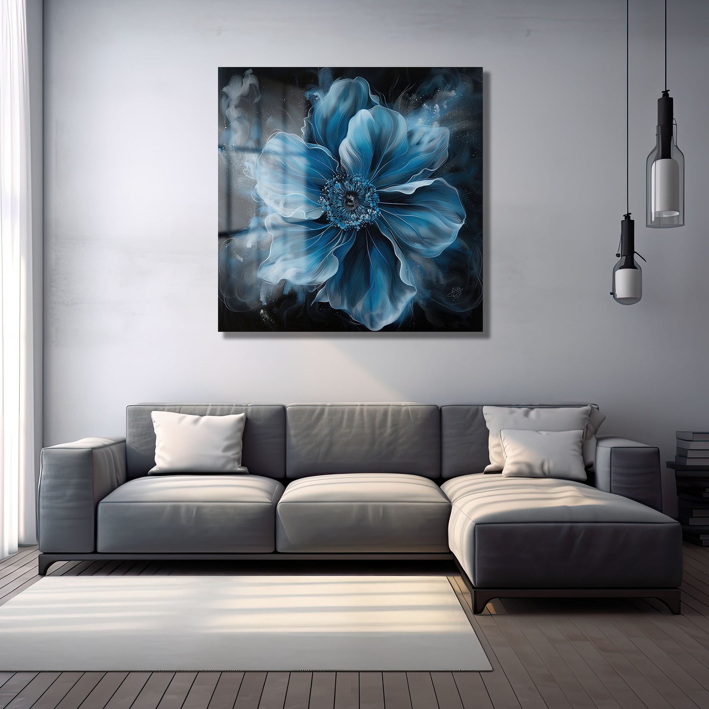 DEKORATİF KARE CAM TABLO - TT0923