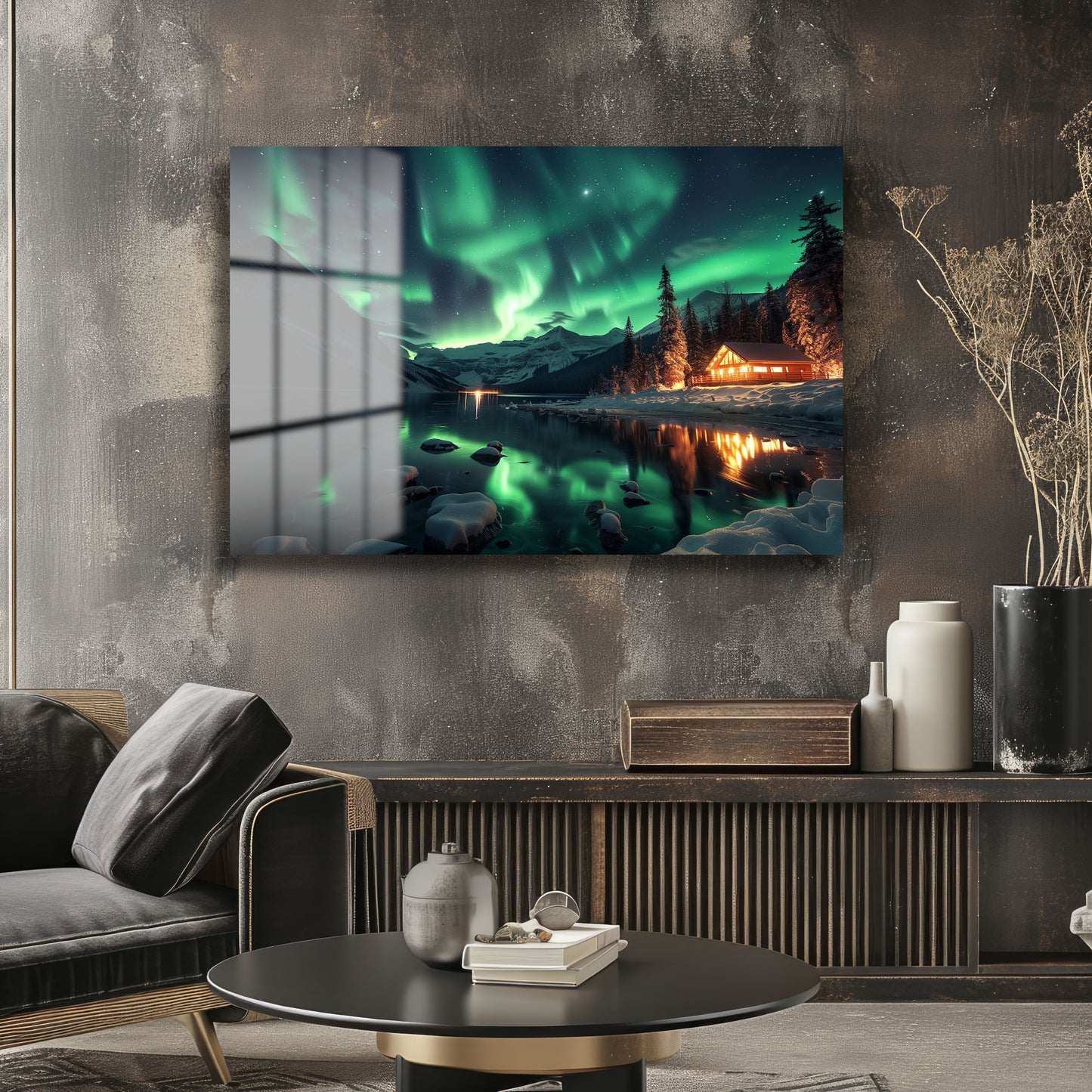 DEKORATİF YATAY CAM TABLO - TT1231