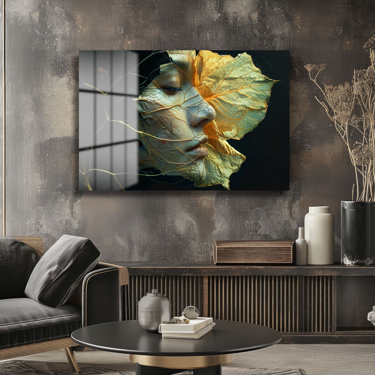 DEKORATİF YATAY CAM TABLO - TT1316