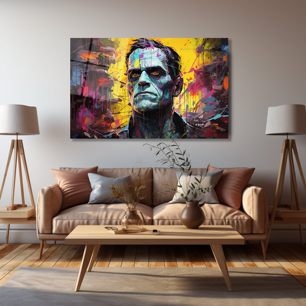 DEKORATİF YATAY CAM TABLO - TT0021