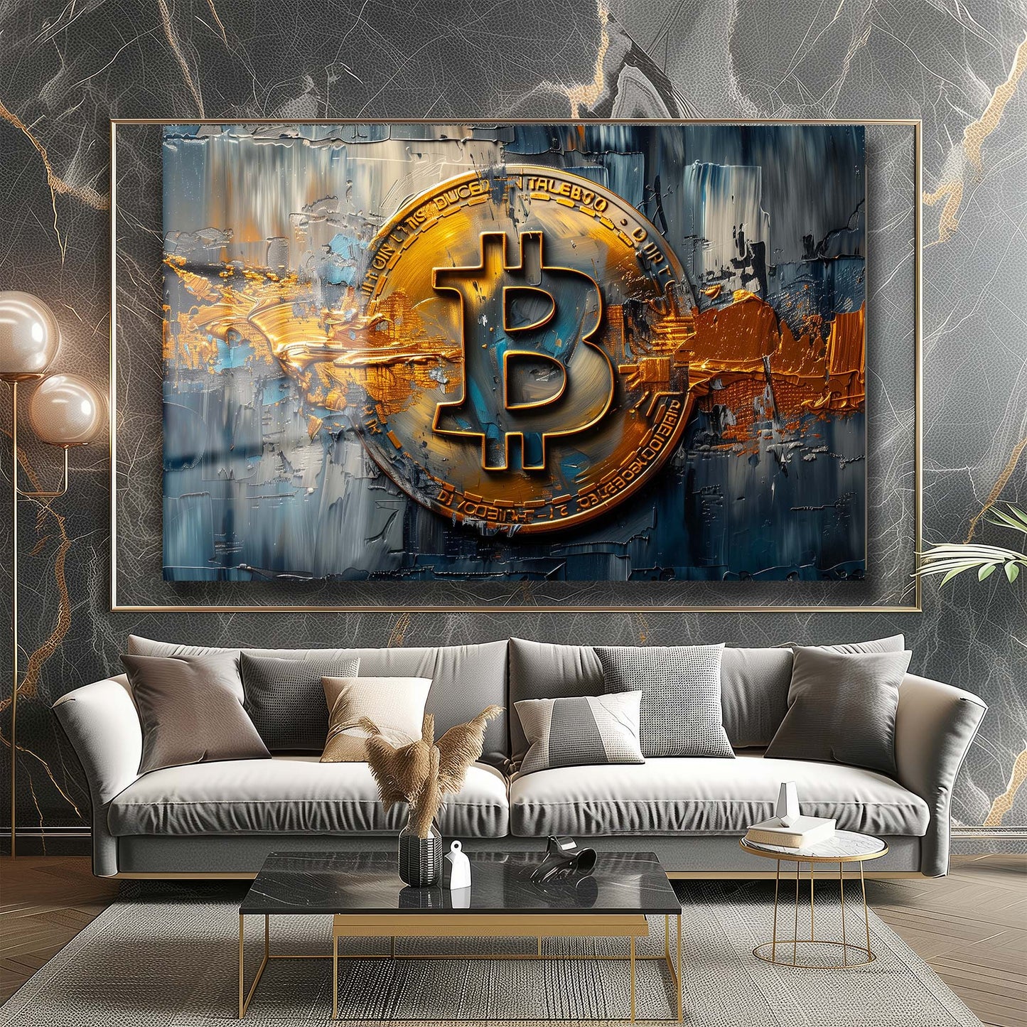 DEKORATİF YATAY CAM TABLO - TT1175