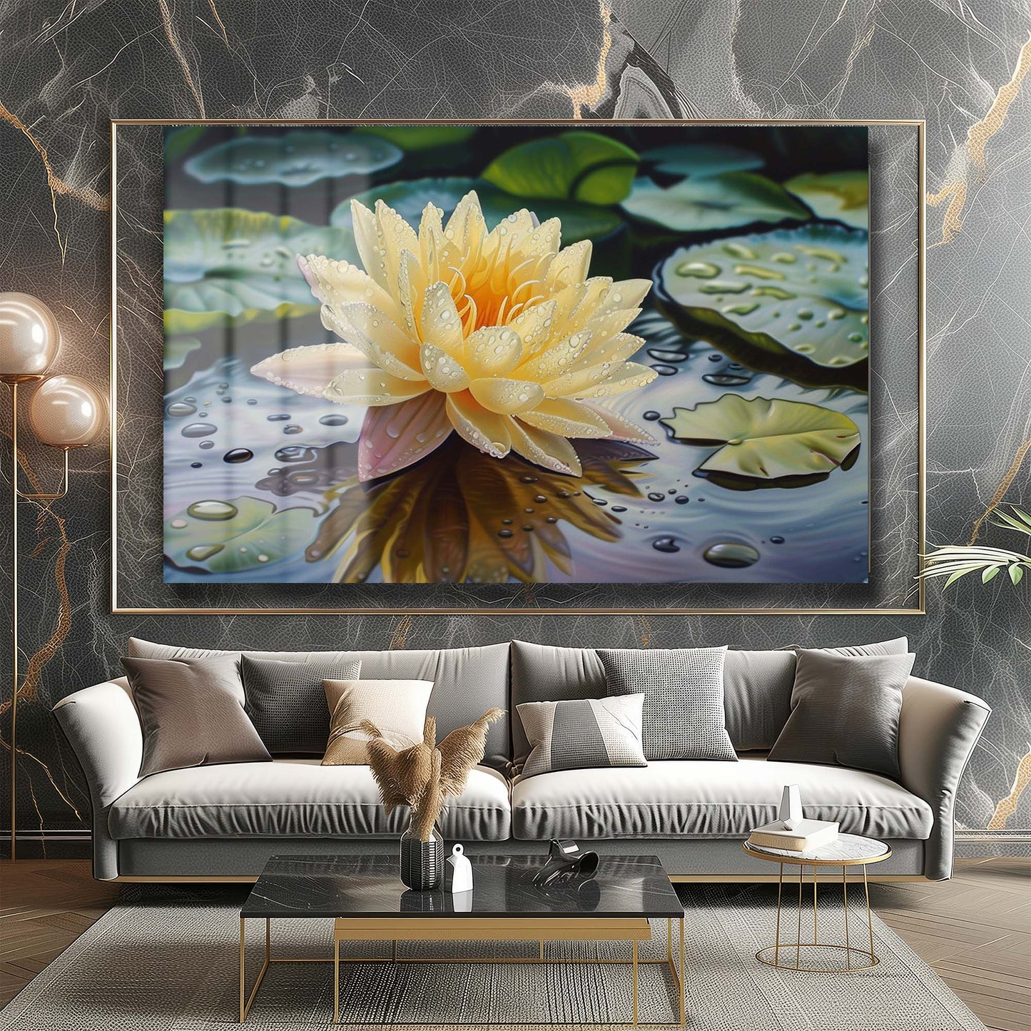 DEKORATİF YATAY CAM TABLO - TT1200