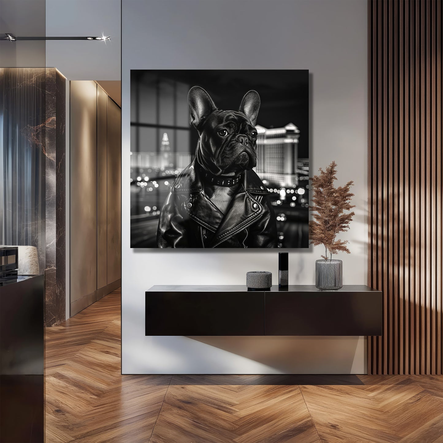 DEKORATİF KARE CAM TABLO - TT1111