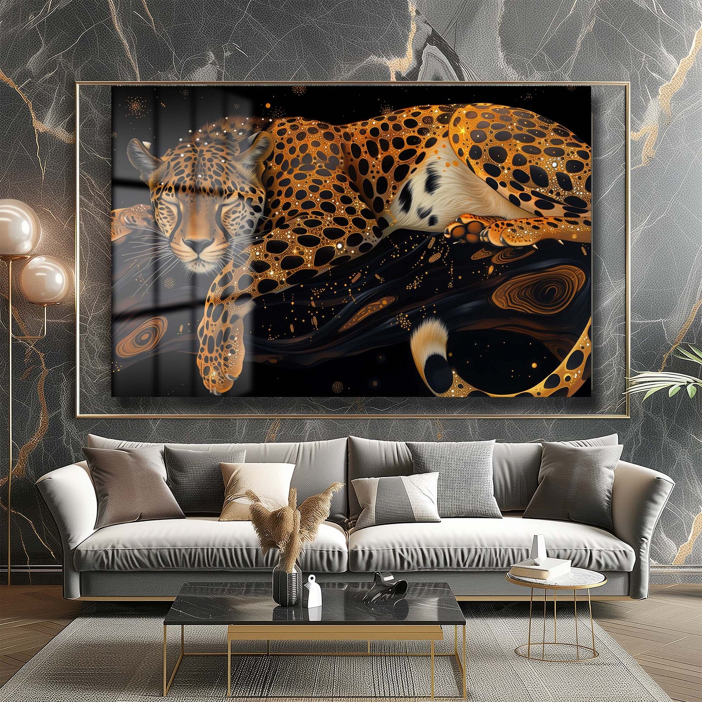 DEKORATİF YATAY CAM TABLO - TT1188