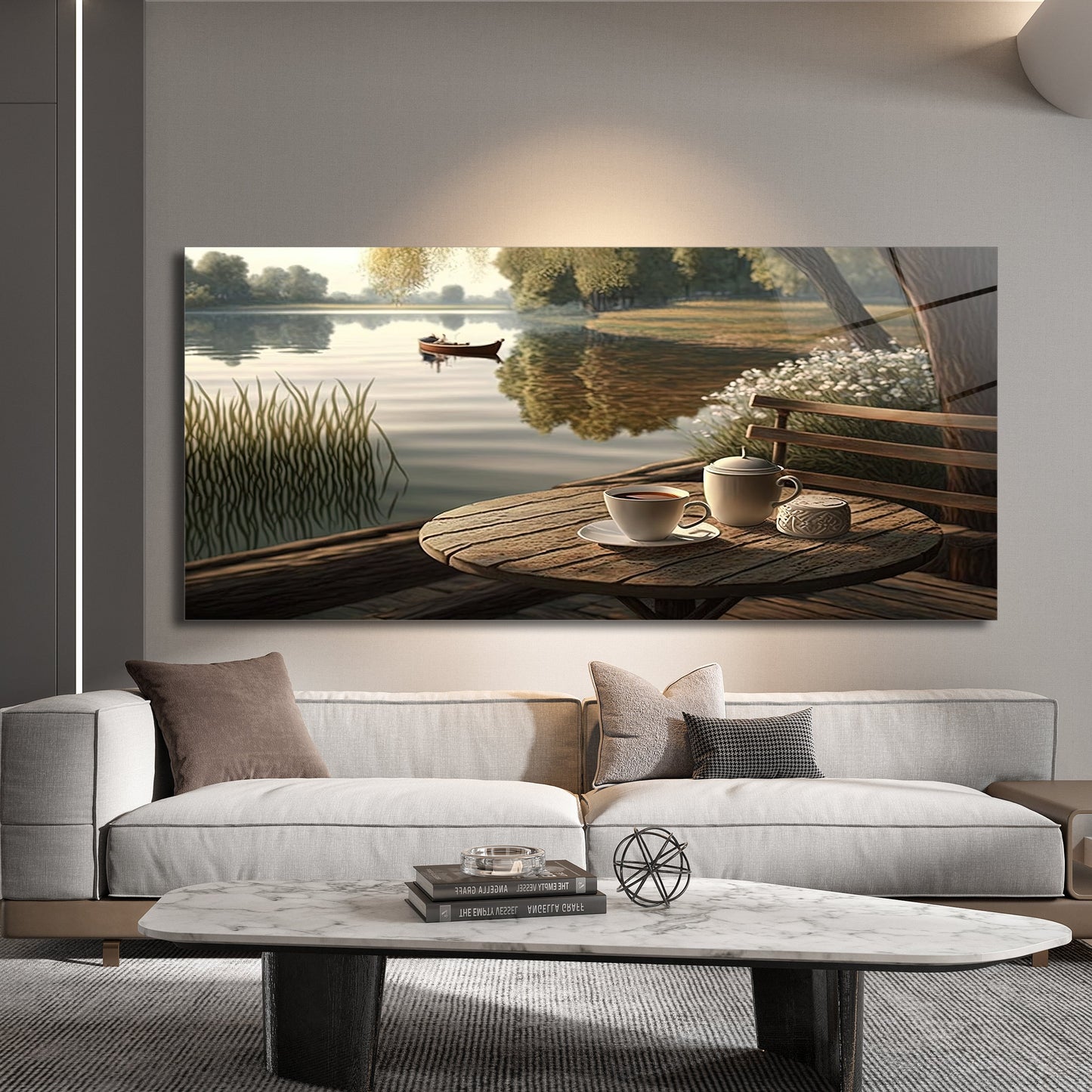 DEKORATİF YATAY CAM TABLO - CF0421