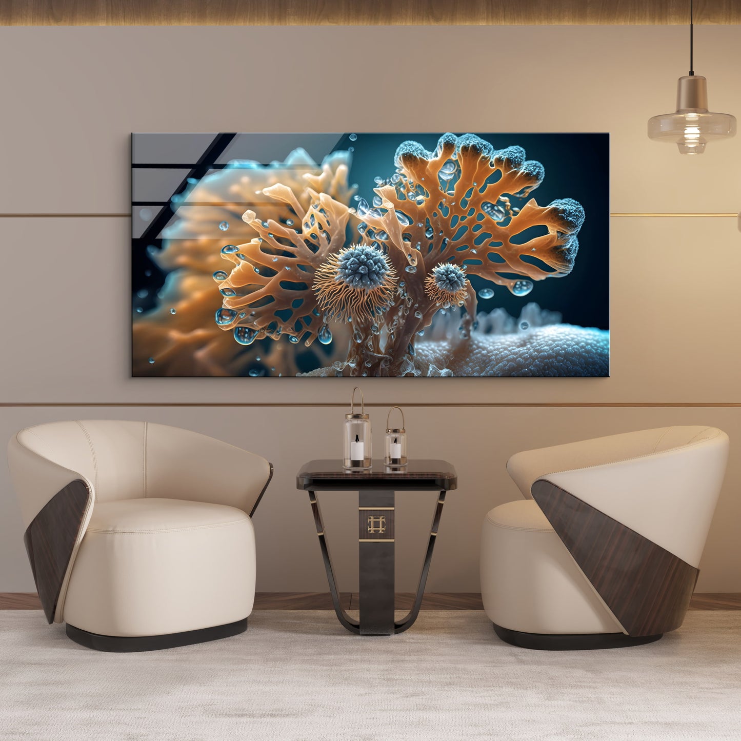 DEKORATİF YATAY CAM TABLO - CF0867