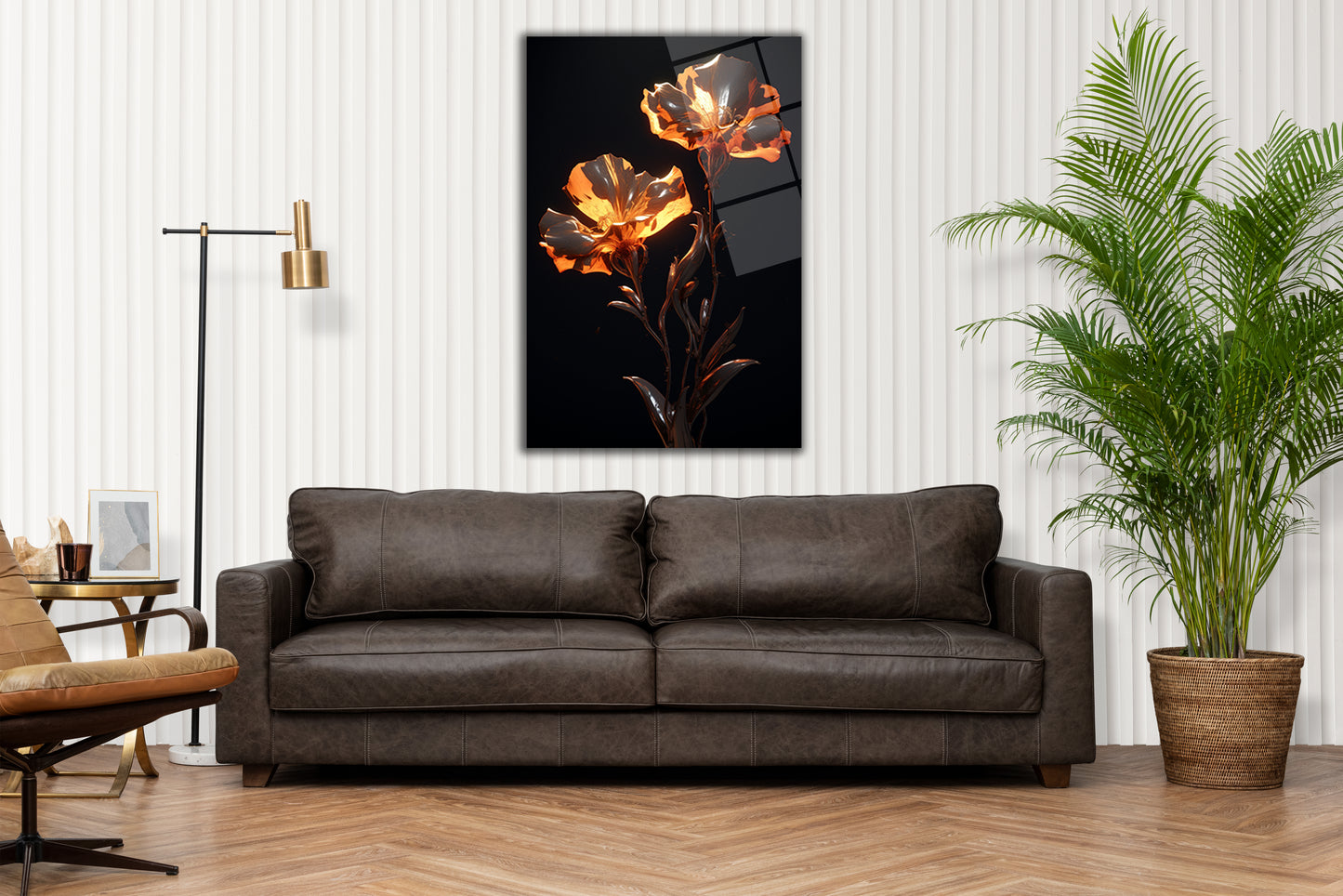 DEKORATİF DİKEY CAM TABLO - TT0001