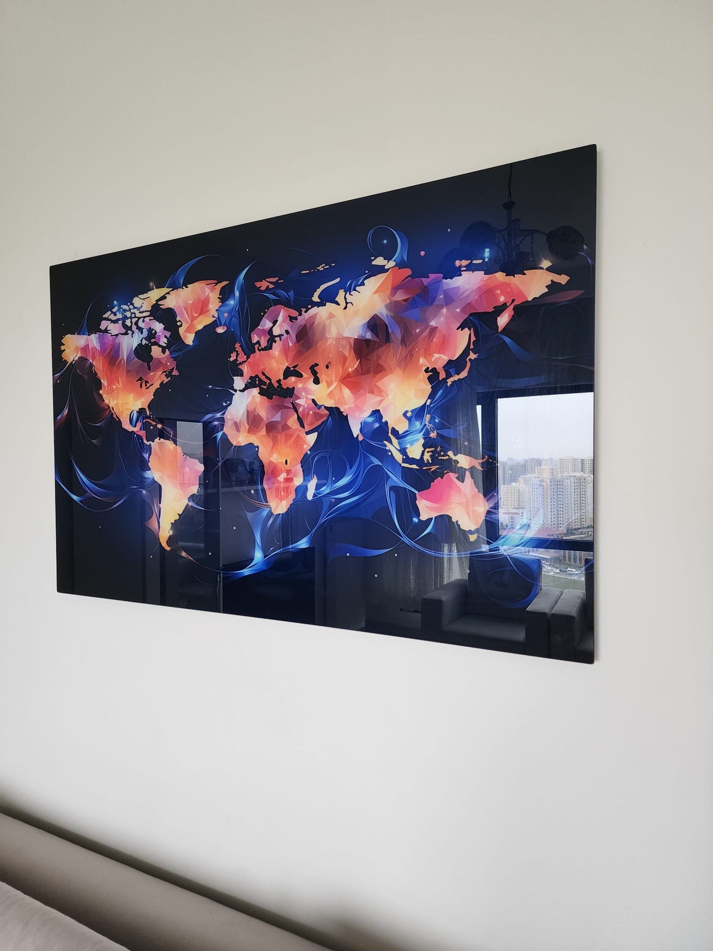 DEKORATİF YATAY CAM TABLO - TT0114