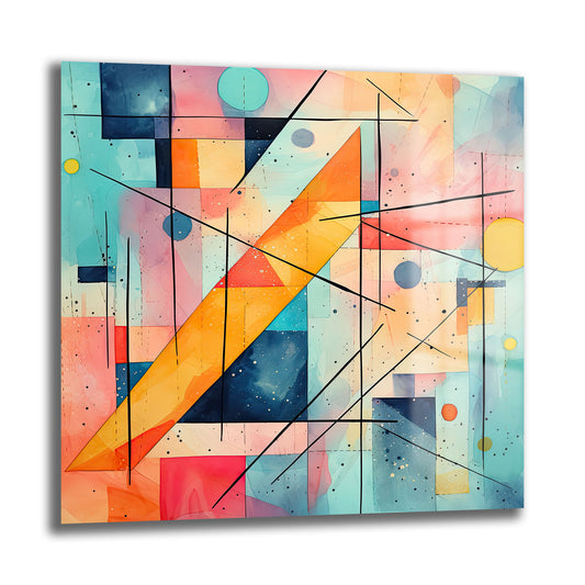 DEKORATİF KARE CAM TABLO - TT0892