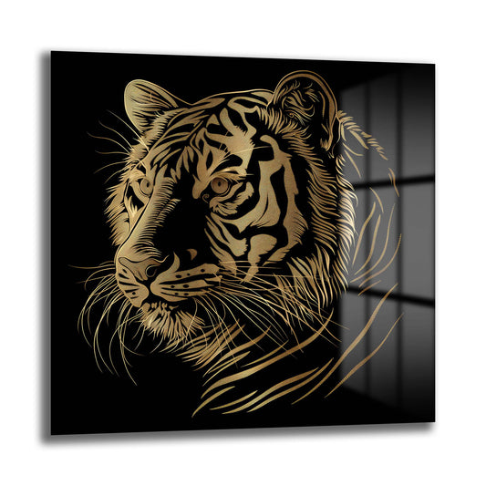 DEKORATİF KARE CAM TABLO - TT0752