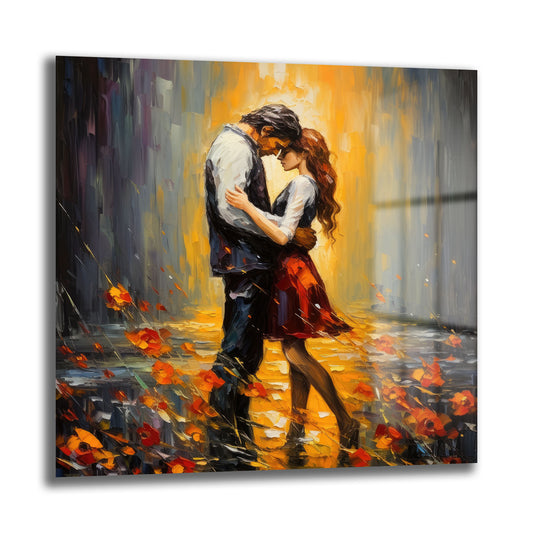 DEKORATİF KARE CAM TABLO - TT0889