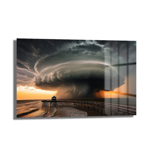 DEKORATİF YATAY CAM TABLO - TT2221