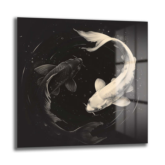 DEKORATİF KARE CAM TABLO - TT0731