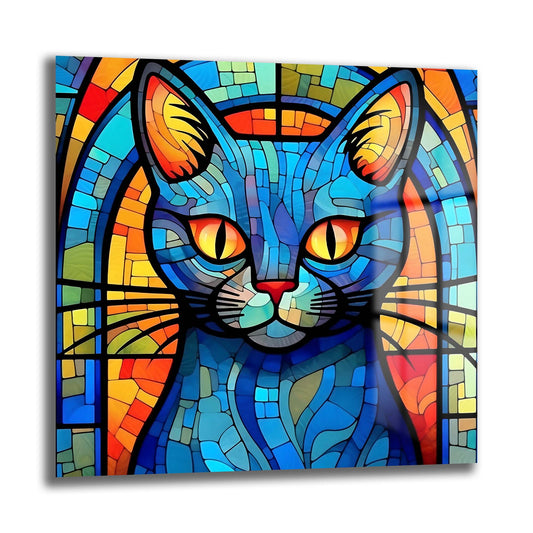 DEKORATİF KARE CAM TABLO - TT0948