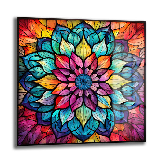 DEKORATİF KARE CAM TABLO - TT0976