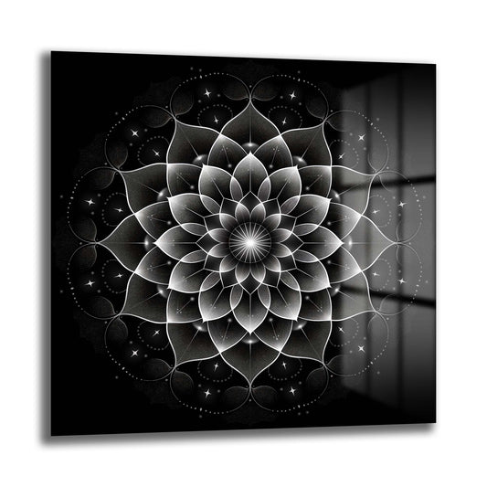 DEKORATİF KARE CAM TABLO - TT0816