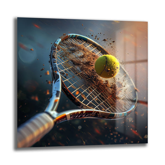 DEKORATİF KARE CAM TABLO - TT1064