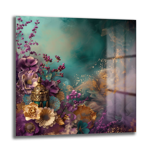 DEKORATİF KARE CAM TABLO - TT0914