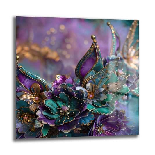 DEKORATİF KARE CAM TABLO - TT0912