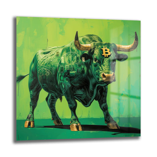 DEKORATİF KARE CAM TABLO - TT0893