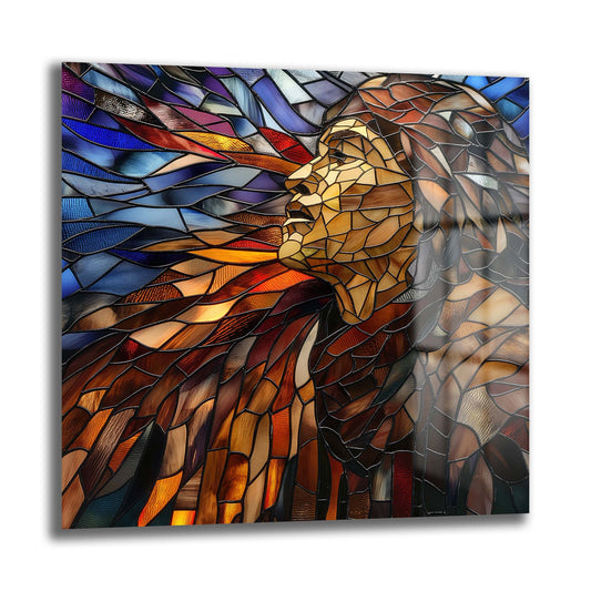 DEKORATİF KARE CAM TABLO - TT0743