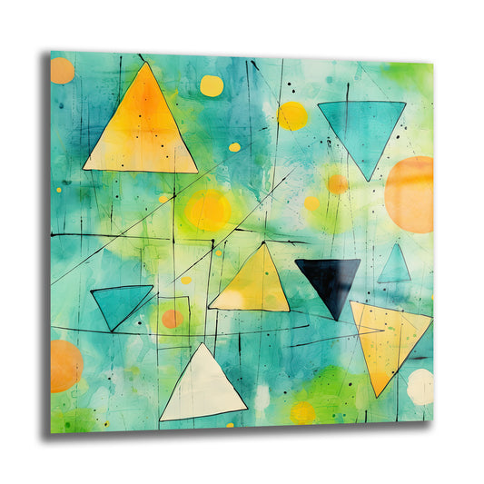 DEKORATİF KARE CAM TABLO - TT0887