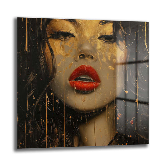 DEKORATİF KARE CAM TABLO - TT0795