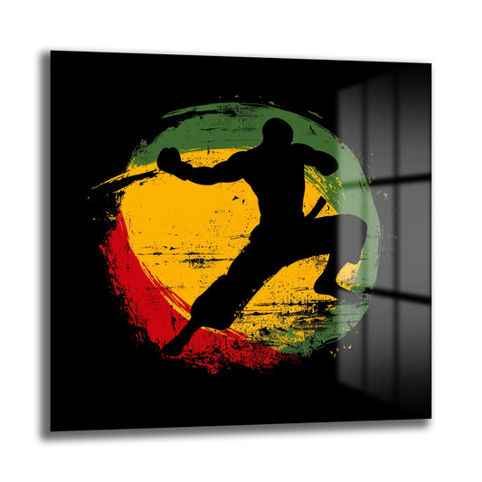 DEKORATİF KARE CAM TABLO - TT1057