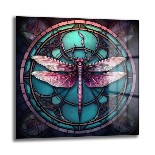 DEKORATİF KARE CAM TABLO - TT0959