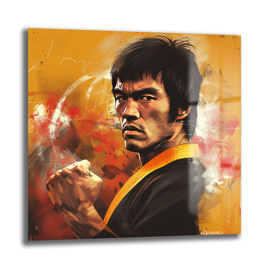 DEKORATİF KARE CAM TABLO - TT1026