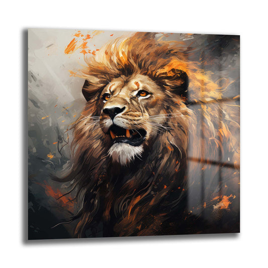 DEKORATİF KARE CAM TABLO - TT0845