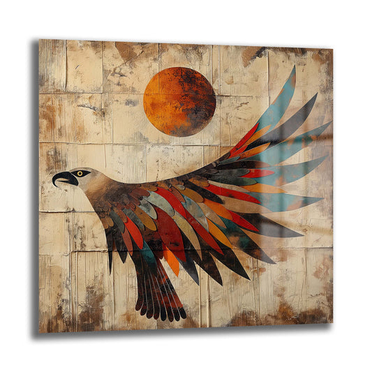 DEKORATİF KARE CAM TABLO - TT0837