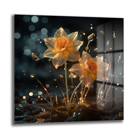 DEKORATİF KARE CAM TABLO - TT0875