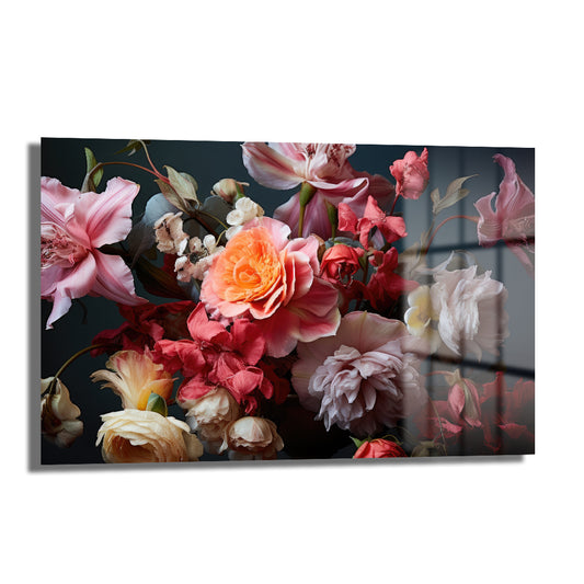 DEKORATİF YATAY CAM TABLO - TT0607