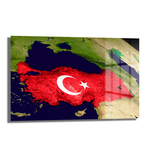 DEKORATİF YATAY CAM TABLO - TT0645