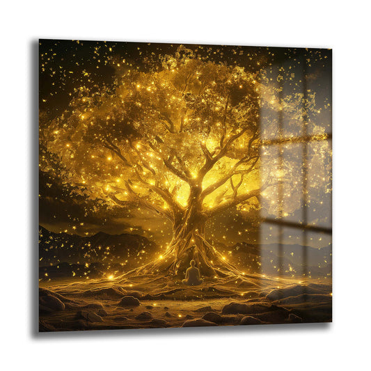 DEKORATİF KARE CAM TABLO - TT0789