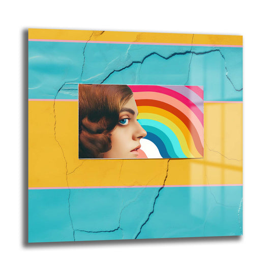 DEKORATİF KARE CAM TABLO - TT0807