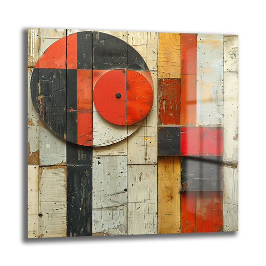 DEKORATİF KARE CAM TABLO - TT0928