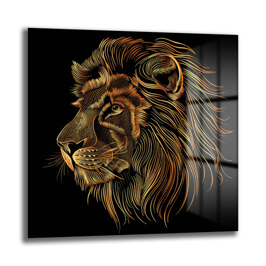 DEKORATİF KARE CAM TABLO - TT0754